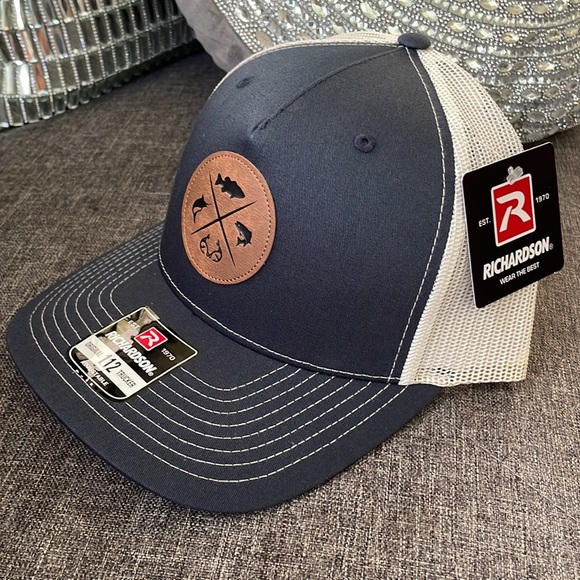 REAL TREE FISHING Logo Hat Richardson Adjustable Snap Back. - Picture 2 of 7